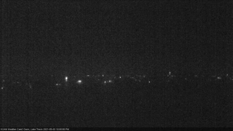 Lake Travis webcam, May 3, 2021 10:00 PM CT