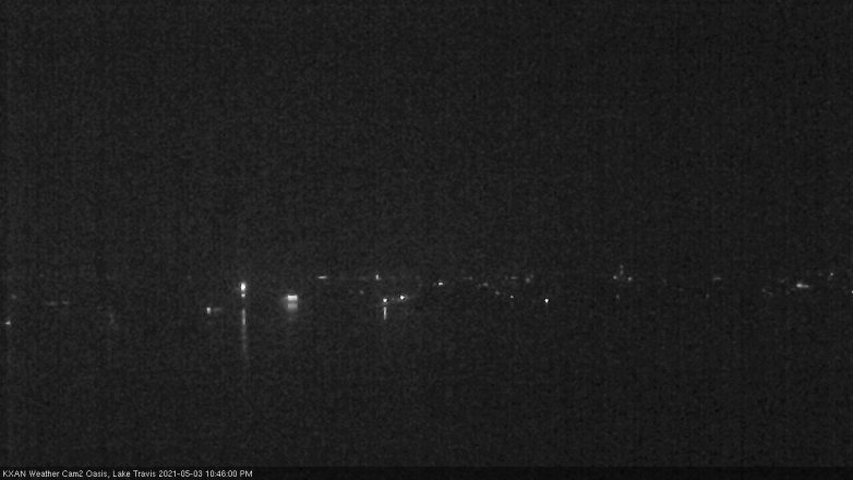 Lake Travis webcam, May 3, 2021 10:45 PM CT