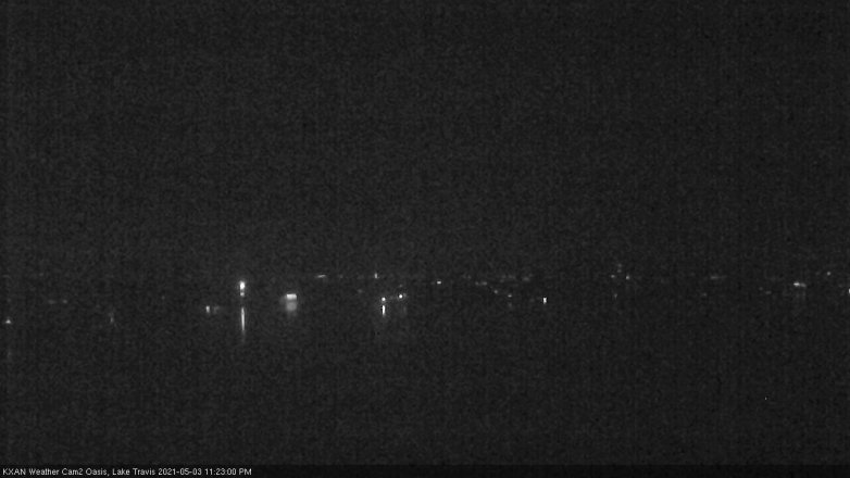 Lake Travis webcam, May 3, 2021 11:25 PM CT