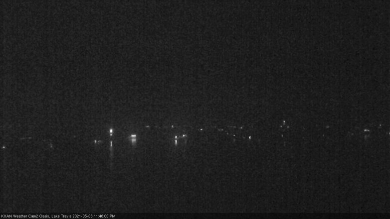 Lake Travis webcam, May 3, 2021 11:45 PM CT