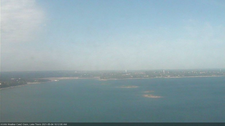 Lake Travis webcam, May 4, 2021 6:45 PM CT