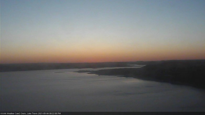 Lake Travis webcam, May 4, 2021 8:25 PM CT