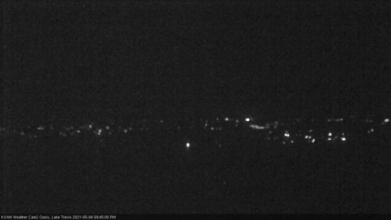 Lake Travis webcam, May 4, 2021 9:45 PM CT