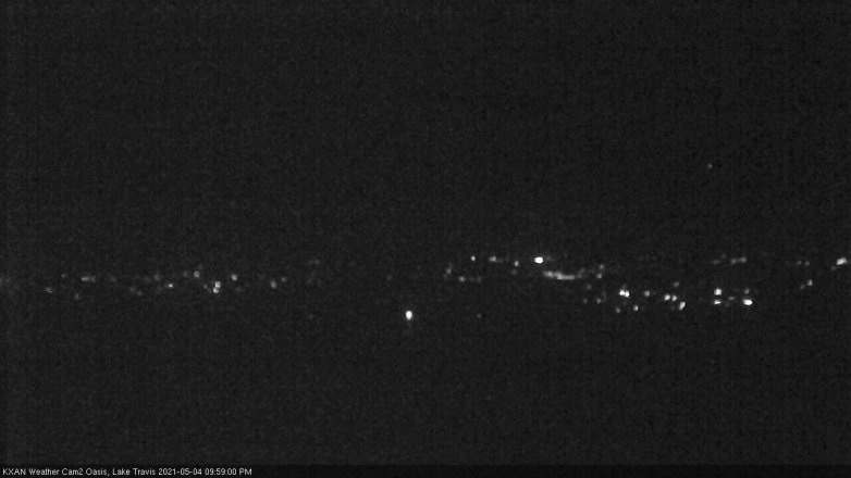 Lake Travis webcam, May 4, 2021 10:00 PM CT