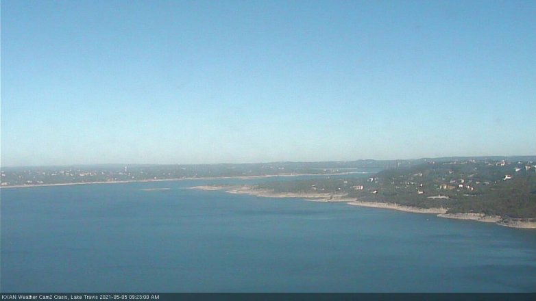 Lake Travis webcam, May 5, 2021 9:25 AM CT