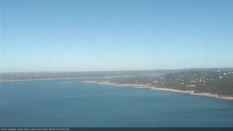 Lake Travis webcam, May 5, 2021 10:25 AM CT