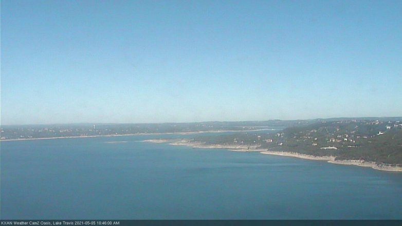 Lake Travis webcam, May 5, 2021 10:45 AM CT