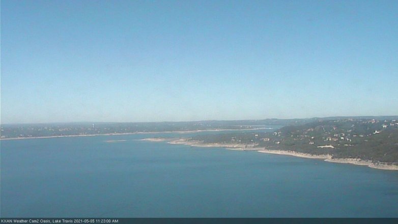 Lake Travis webcam, May 5, 2021 11:25 AM CT