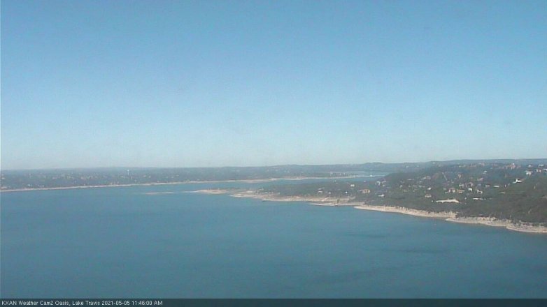 Lake Travis webcam, May 5, 2021 11:45 AM CT