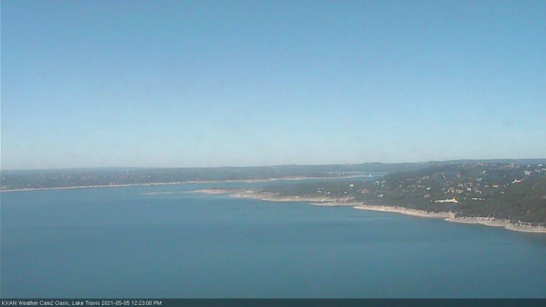 Lake Travis webcam, May 5, 2021 12:25 PM CT