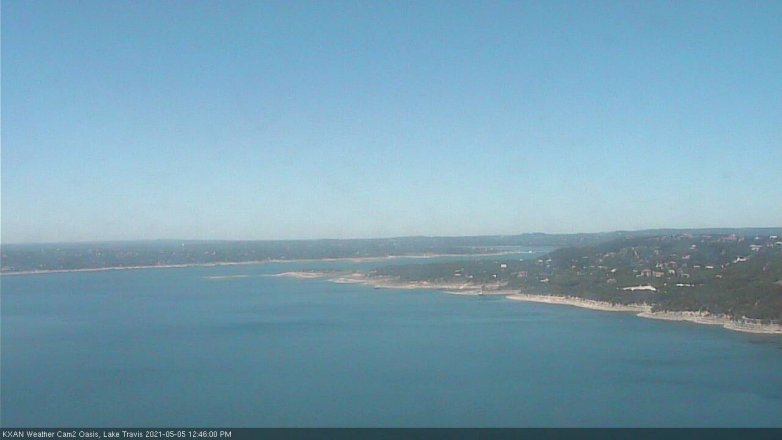 Lake Travis webcam, May 5, 2021 12:45 PM CT