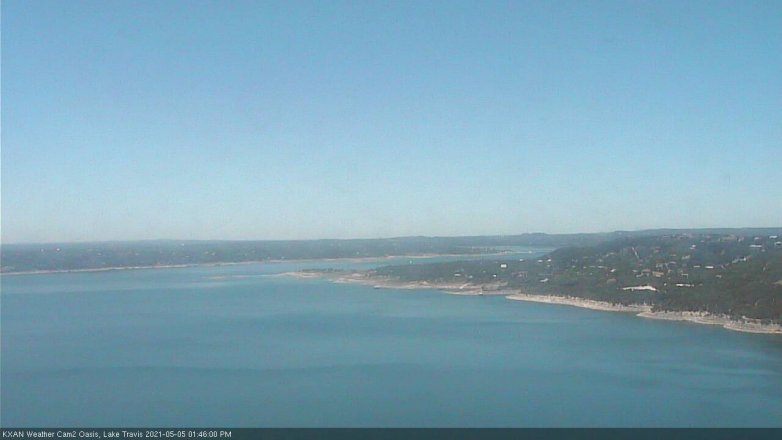 Lake Travis webcam, May 5, 2021 1:45 PM CT