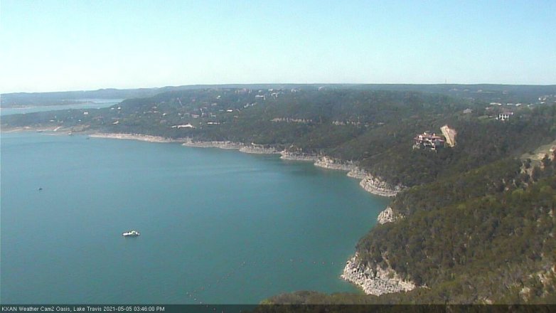 Lake Travis webcam, May 5, 2021 3:45 PM CT