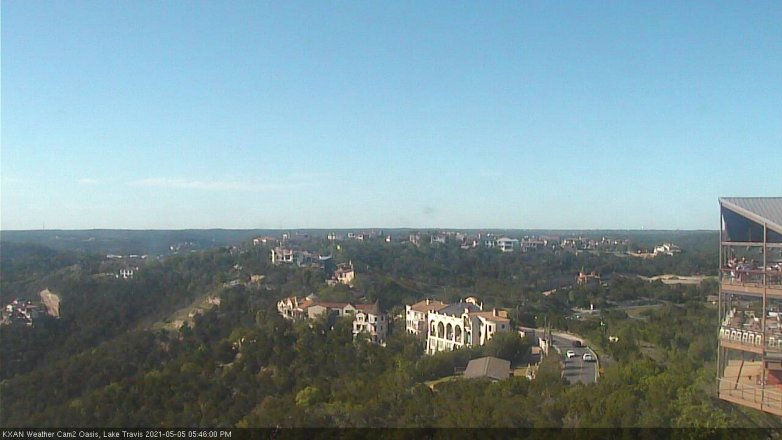 Lake Travis webcam, May 5, 2021 5:45 PM CT