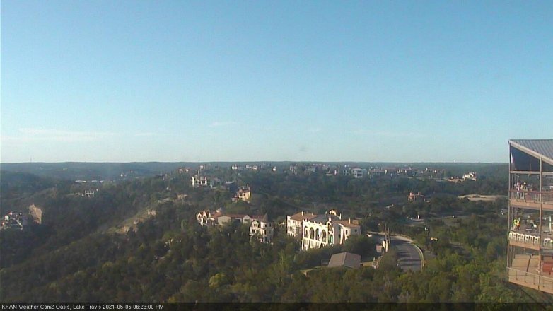 Lake Travis webcam, May 5, 2021 6:25 PM CT