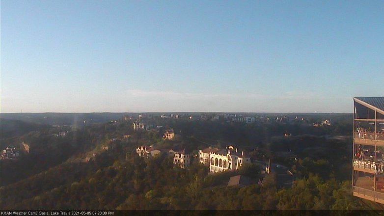Lake Travis webcam, May 5, 2021 7:25 PM CT