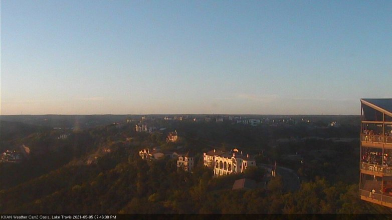 Lake Travis webcam, May 5, 2021 7:45 PM CT