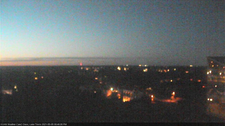 Lake Travis webcam, May 5, 2021 8:45 PM CT
