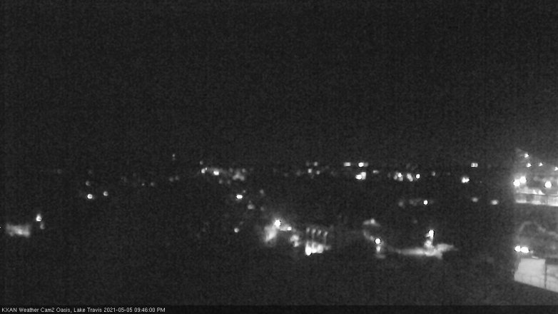 Lake Travis webcam, May 5, 2021 9:45 PM CT