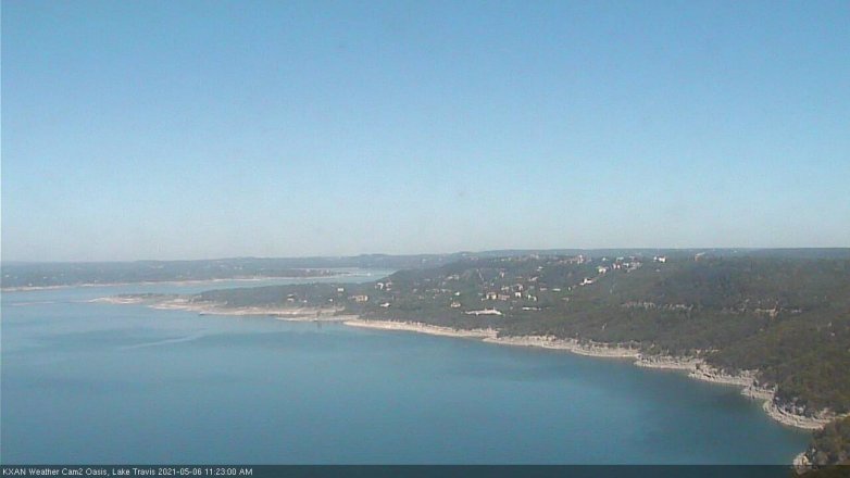 Lake Travis webcam, May 6, 2021 11:25 AM CT