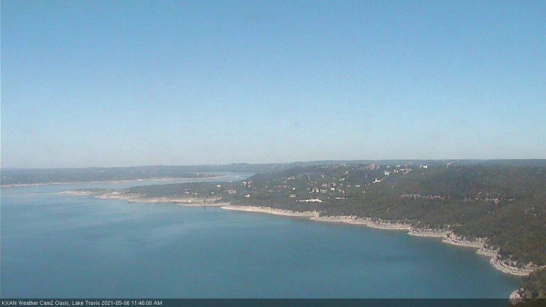 Lake Travis webcam, May 6, 2021 11:45 AM CT