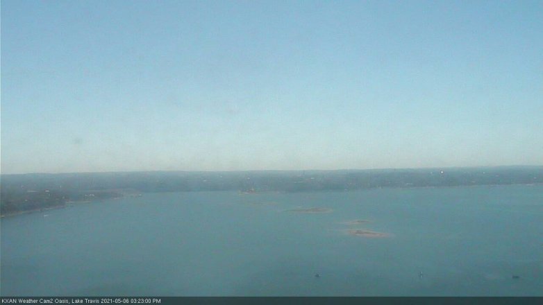 Lake Travis webcam, May 6, 2021 3:25 PM CT