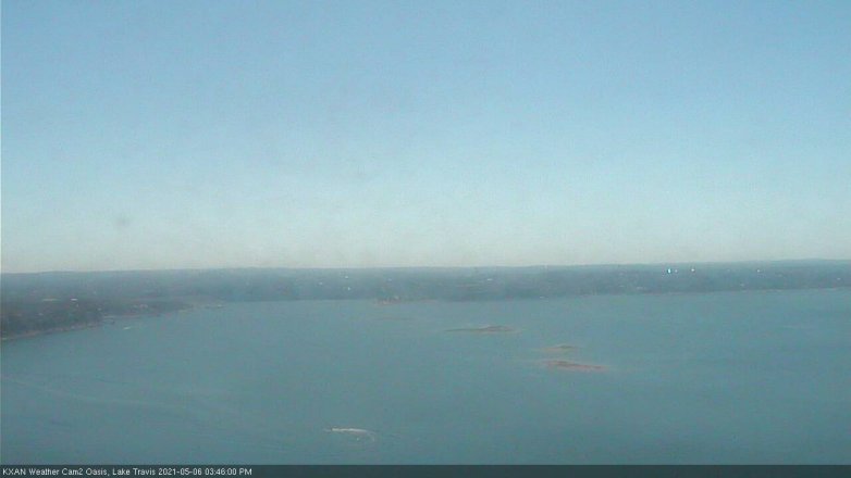 Lake Travis webcam, May 6, 2021 3:45 PM CT