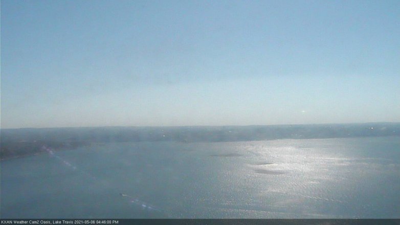 Lake Travis webcam, May 6, 2021 4:45 PM CT