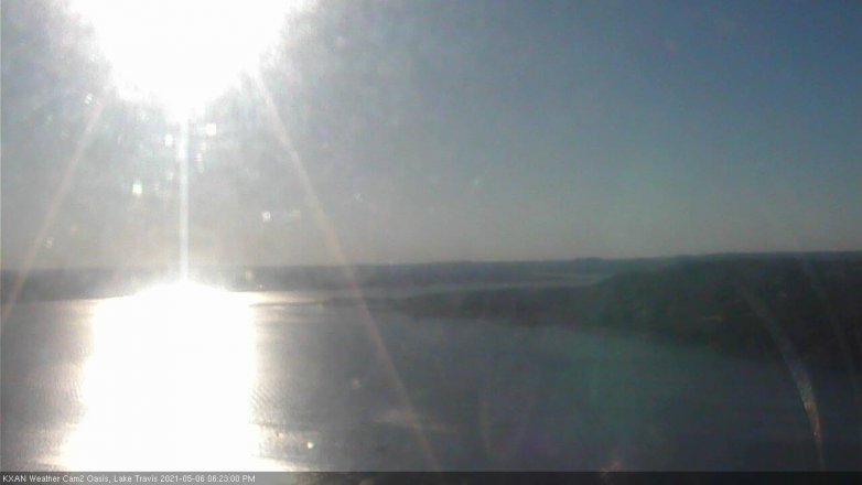 Lake Travis webcam, May 6, 2021 6:25 PM CT