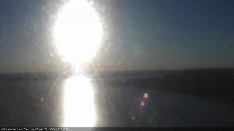 Lake Travis webcam, May 6, 2021 7:25 PM CT