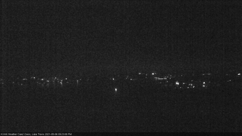 Lake Travis webcam, May 6, 2021 9:25 PM CT