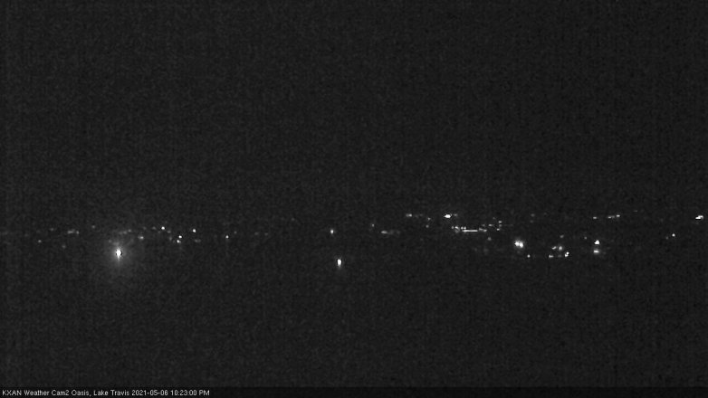 Lake Travis webcam, May 6, 2021 10:25 PM CT