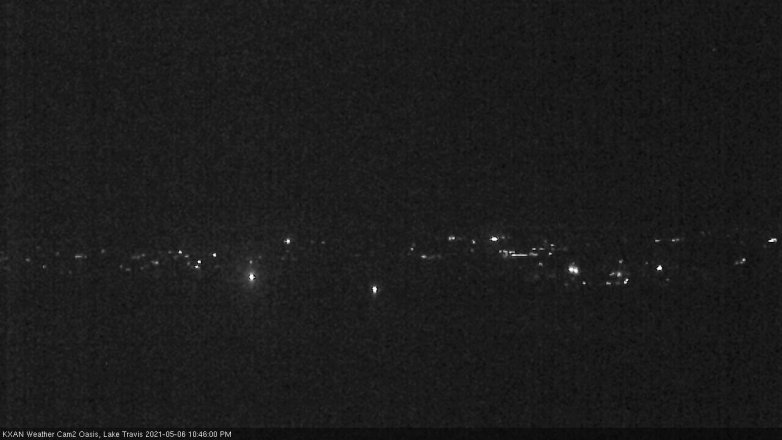Lake Travis webcam, May 6, 2021 10:45 PM CT