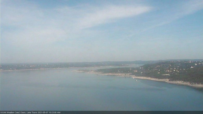 Lake Travis webcam, May 7, 2021 10:25 AM CT