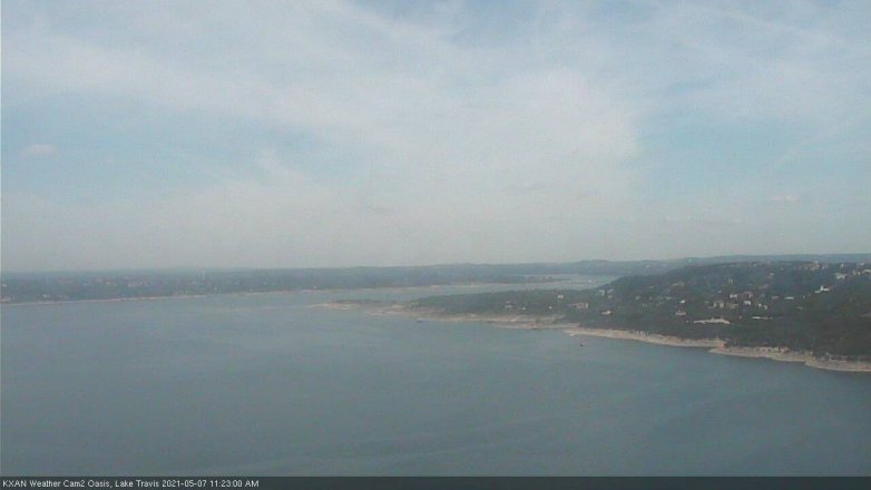 Lake Travis webcam, May 7, 2021 11:25 AM CT
