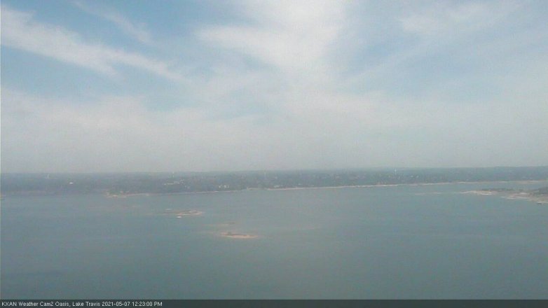 Lake Travis webcam, May 7, 2021 12:25 PM CT