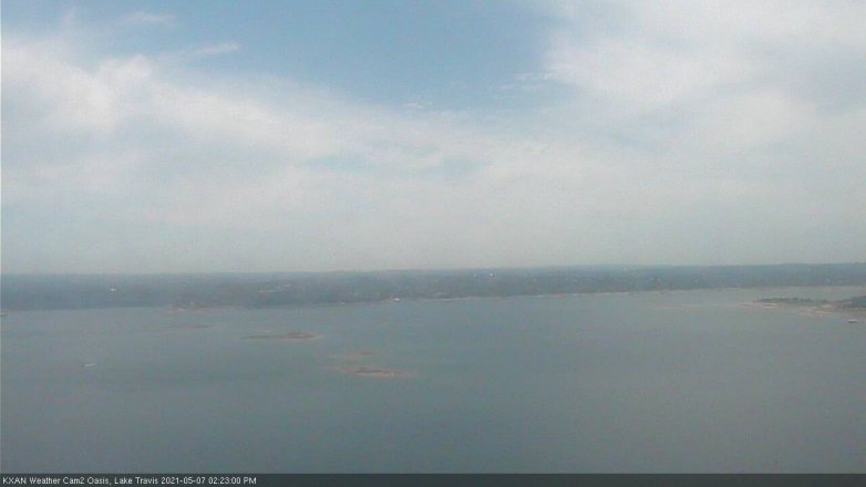 Lake Travis webcam, May 7, 2021 2:25 PM CT
