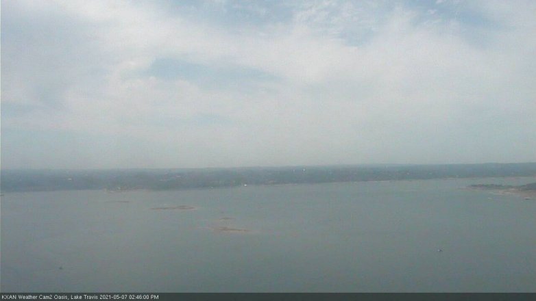 Lake Travis webcam, May 7, 2021 2:45 PM CT