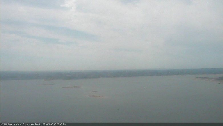 Lake Travis webcam, May 7, 2021 3:25 PM CT