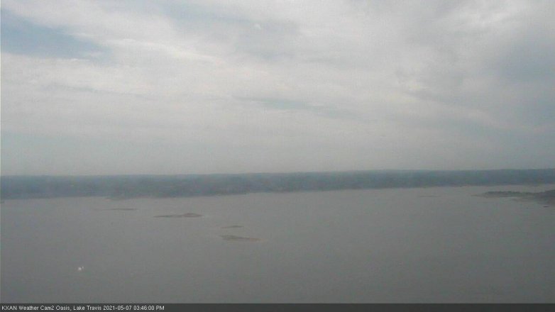 Lake Travis webcam, May 7, 2021 3:45 PM CT