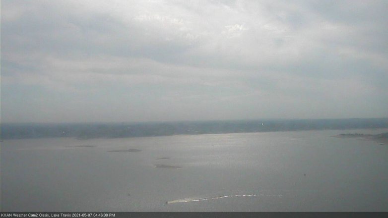 Lake Travis webcam, May 7, 2021 4:45 PM CT