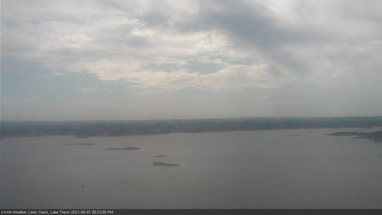 Lake Travis webcam, May 7, 2021 5:25 PM CT