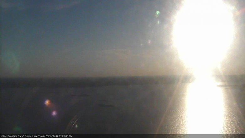 Lake Travis webcam, May 7, 2021 7:25 PM CT