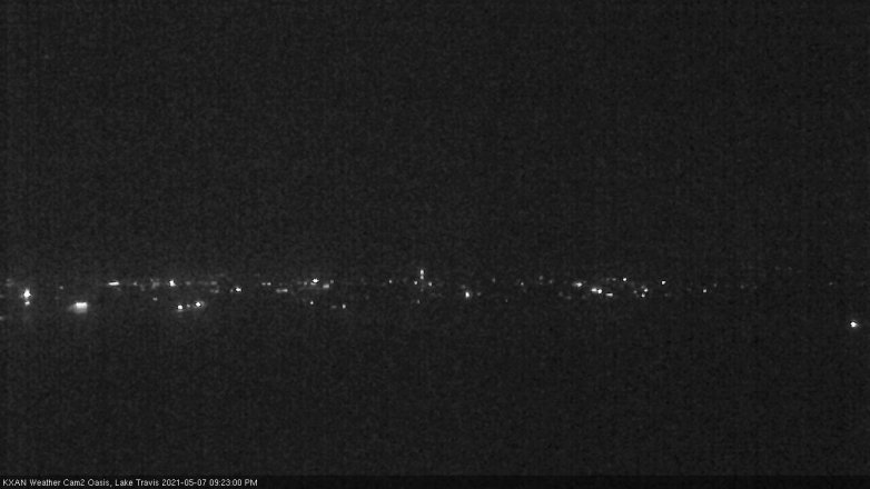 Lake Travis webcam, May 7, 2021 9:25 PM CT