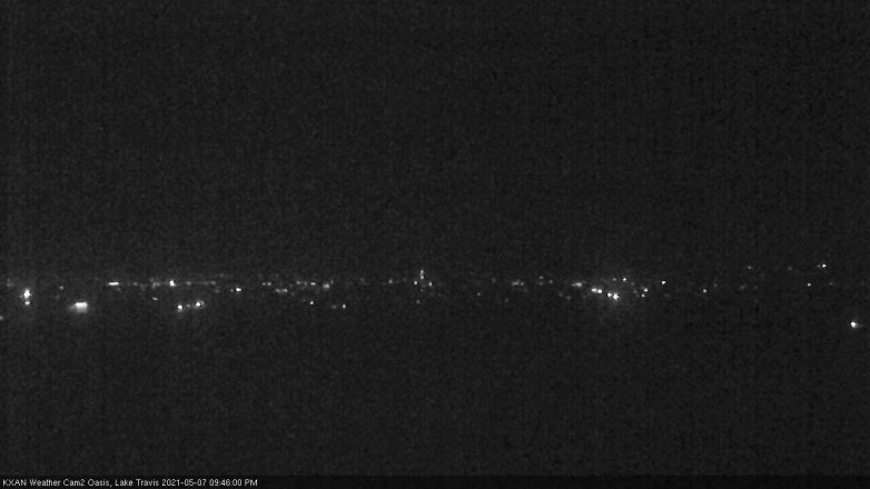 Lake Travis webcam, May 7, 2021 9:45 PM CT