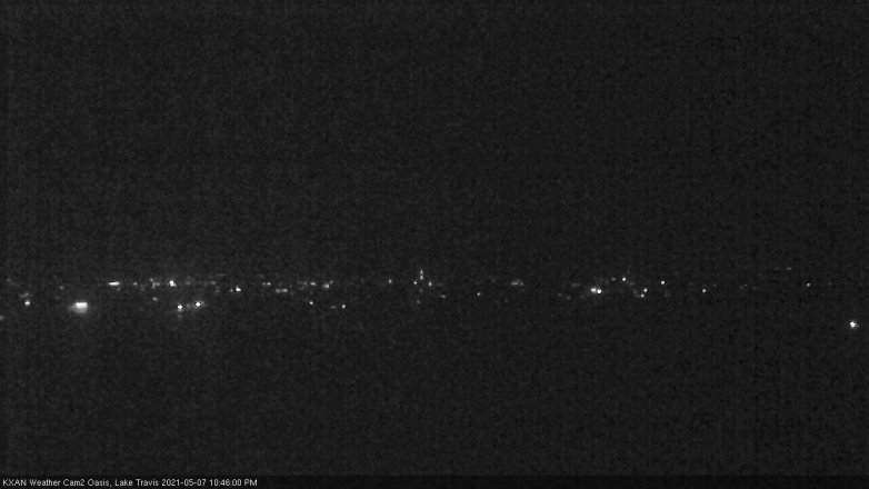 Lake Travis webcam, May 7, 2021 10:45 PM CT
