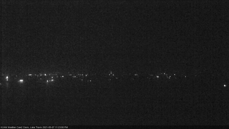 Lake Travis webcam, May 7, 2021 11:25 PM CT