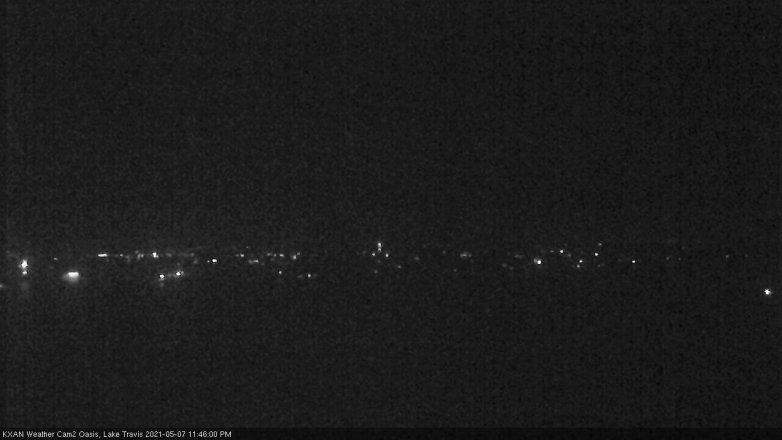 Lake Travis webcam, May 7, 2021 11:45 PM CT