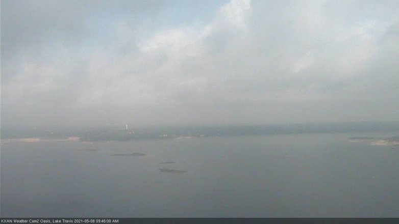 Lake Travis webcam, May 8, 2021 9:45 AM CT