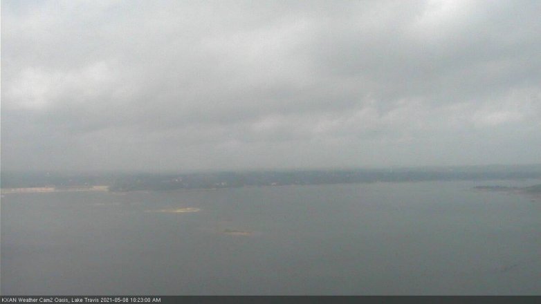 Lake Travis webcam, May 8, 2021 10:25 AM CT
